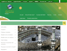 Tablet Screenshot of francais.islammessage.com